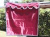 Tent horse box burgundy